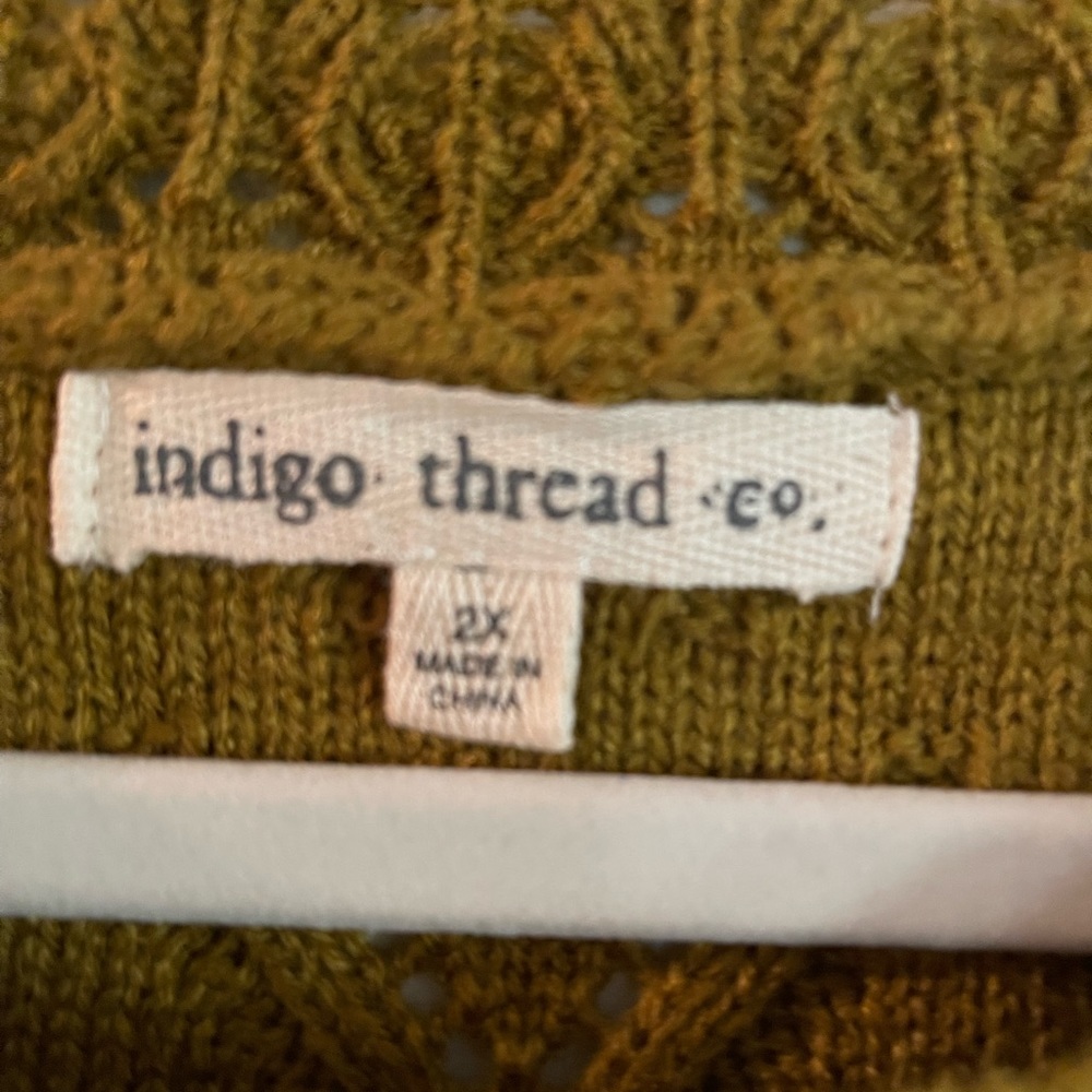 Indigo Thread Sweater - image 4
